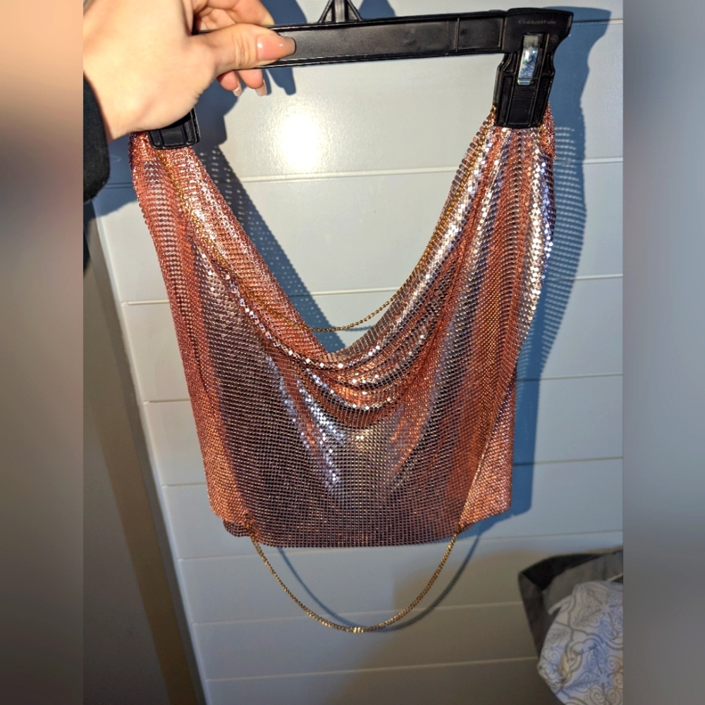 Chain Metal Halter Shirt